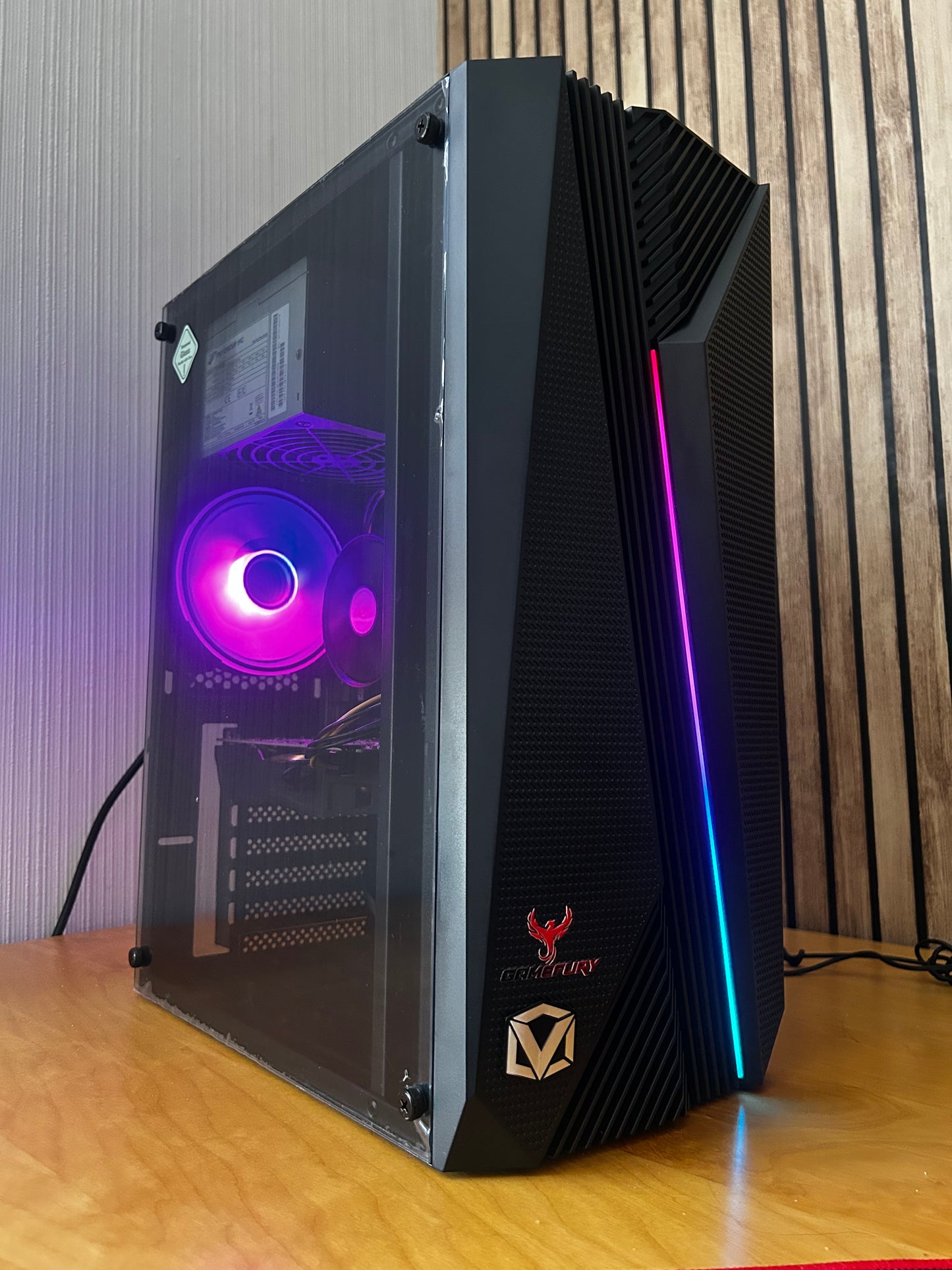 GameFury-Gaming Pc Tower - Intel i5 processor, GTX 1050Ti 4GB , 16GB Ram, 480GB SSD Windows 10