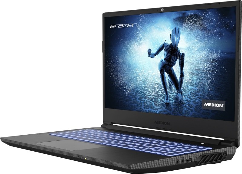 Gaming Laptop - Medion Erazer Deputy P25 15.6 Inch Laptop - AMD Ryzen 7 5800H , RTX 3060 6GB, 16GB DDR4 , 1TB SSD, Windows 11