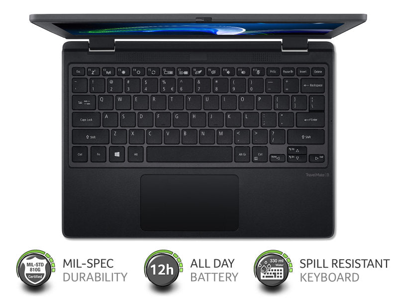 GameFury-Acer TravelMate B3 Laptop - Intel Celeron, 4GB & 64GB eMMC, 11.6"Windows 11
