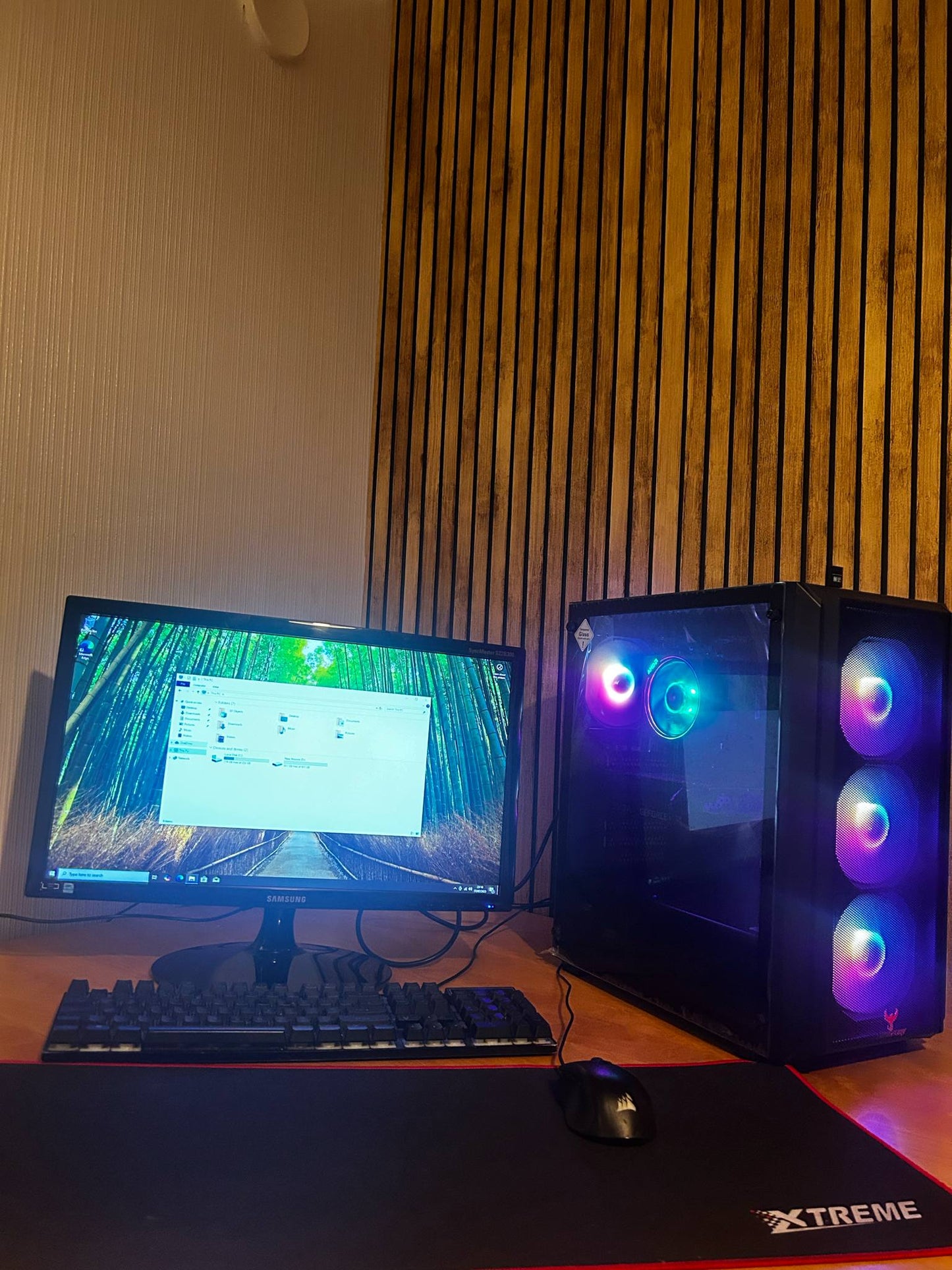 GameFury-High performance Gaming Pc Bundle - Amd Ryzen 7 3700X 3.6 Ghz, RTX 3050 8GB OC Edition , 16GB DDR4 3000Mhz Ram, 1TB SSD NVME, Windows 11 & 1 Year Warranty
