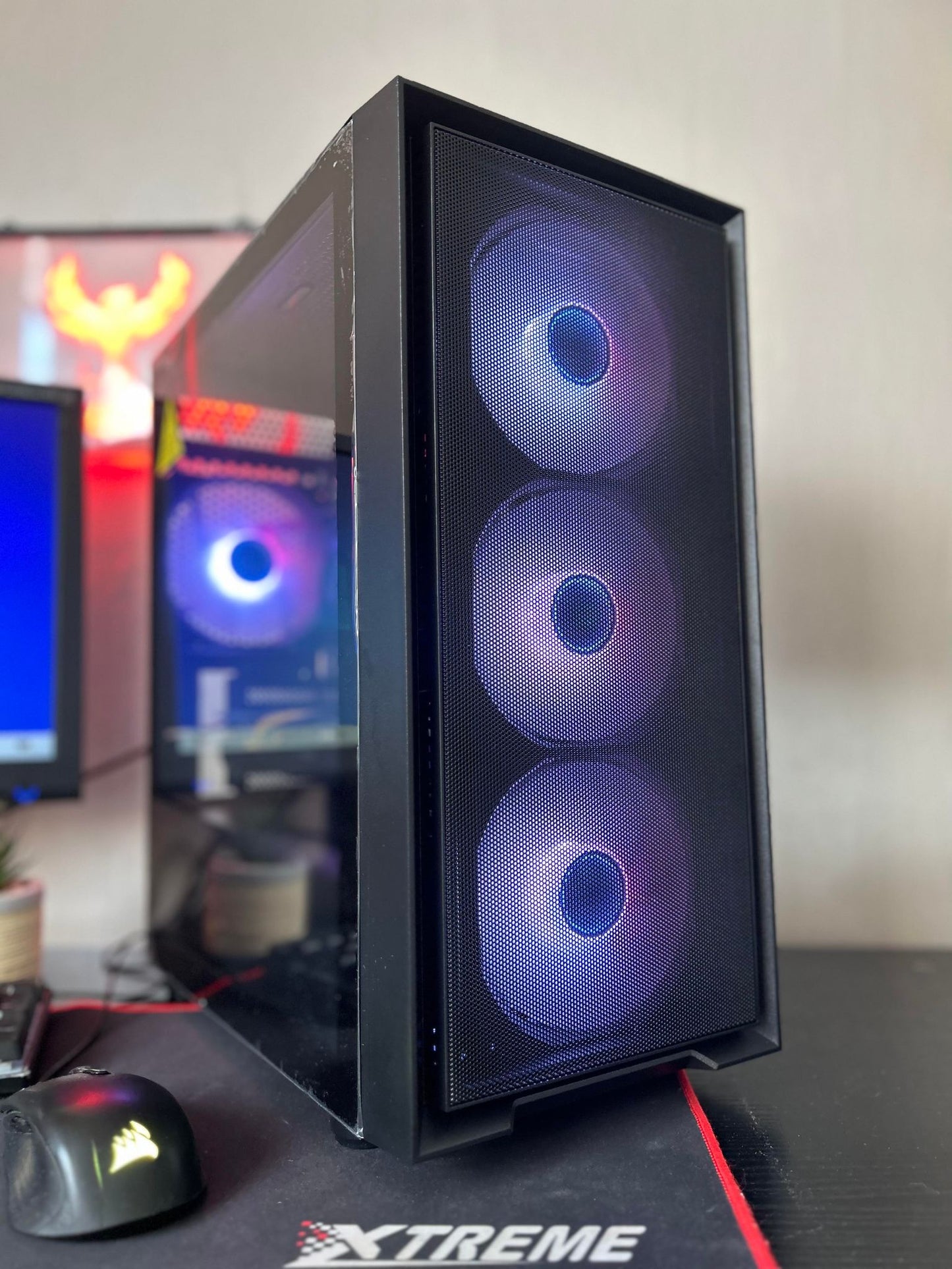 GameFury-Gaming Pc Bundle-Amd Ryzen 5 5500 ,RTX 2070 8GB,16GB Ram,256GB SSD+1TB HHD Win 11