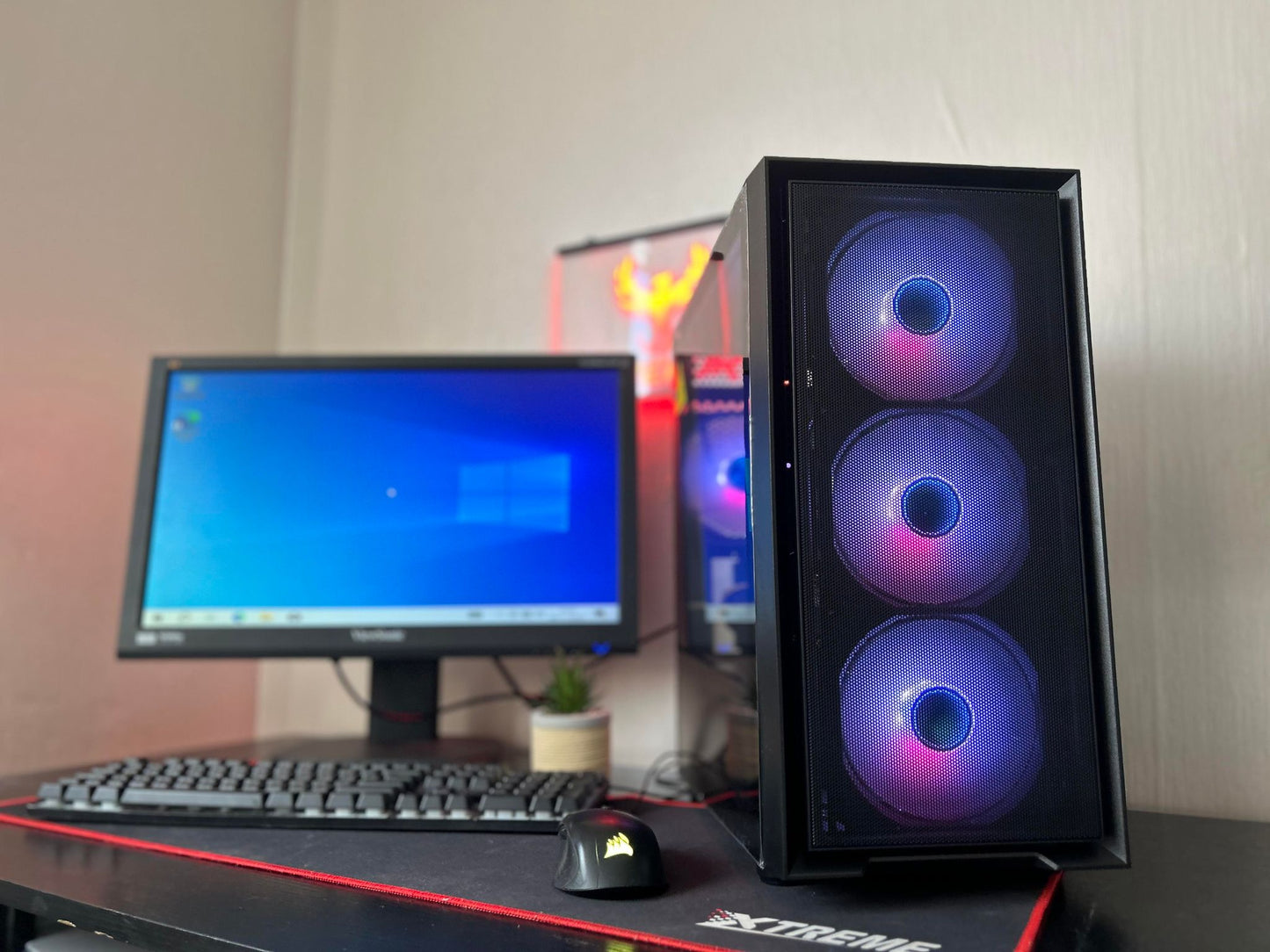 GameFury-Gaming Pc Bundle-Amd Ryzen 5 5500 ,RTX 2070 8GB,16GB Ram,256GB SSD+1TB HHD Win 11