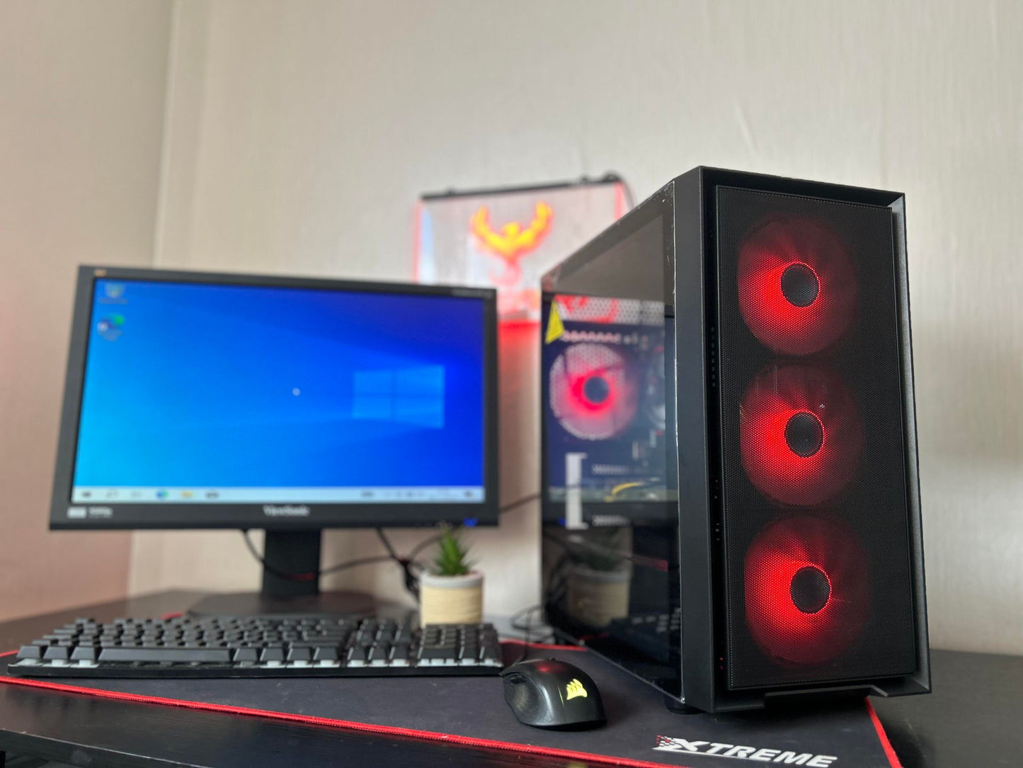 GameFury-Gaming Pc Bundle-Amd Ryzen 5 5500 ,RTX 2070 8GB,16GB Ram,256GB SSD+1TB HHD Win 11