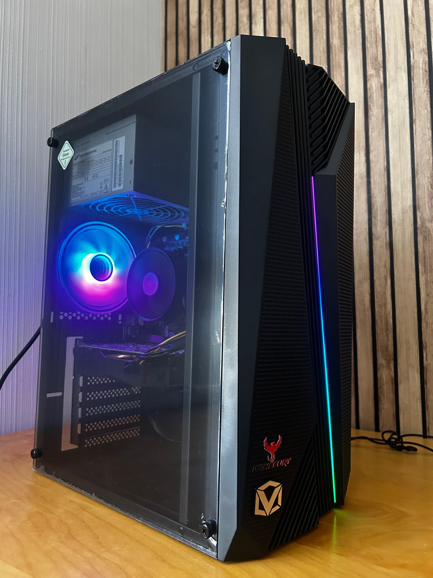 GameFury-Gaming Pc Tower - Intel i5 processor, GTX 1050Ti 4GB , 16GB Ram, 480GB SSD Windows 10