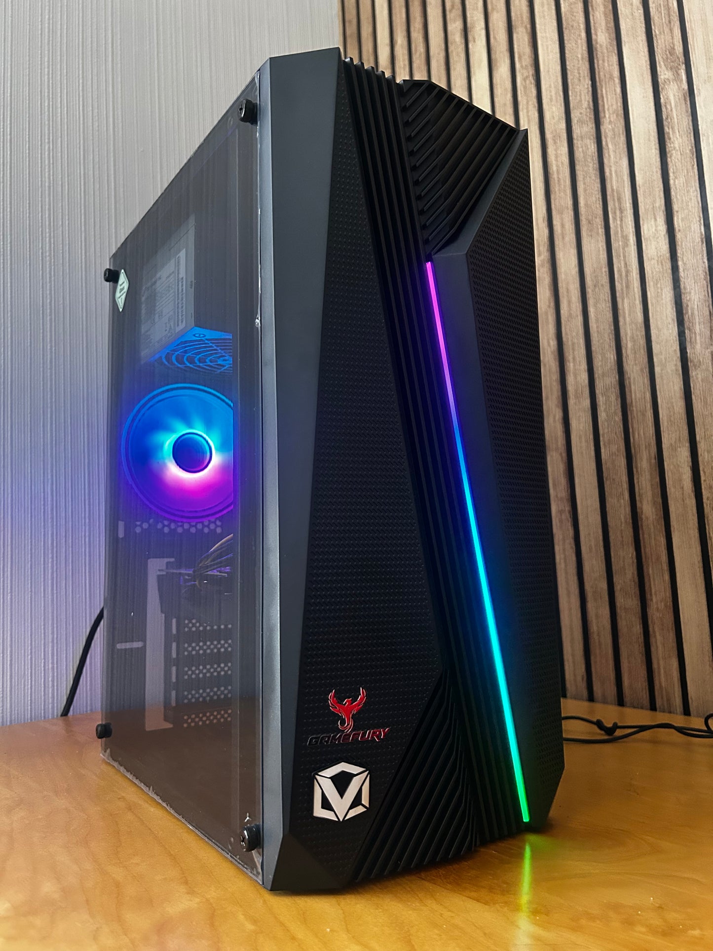 GameFury-Gaming Pc Tower - Intel i5 processor, GTX 1050Ti 4GB , 16GB Ram, 480GB SSD Windows 10