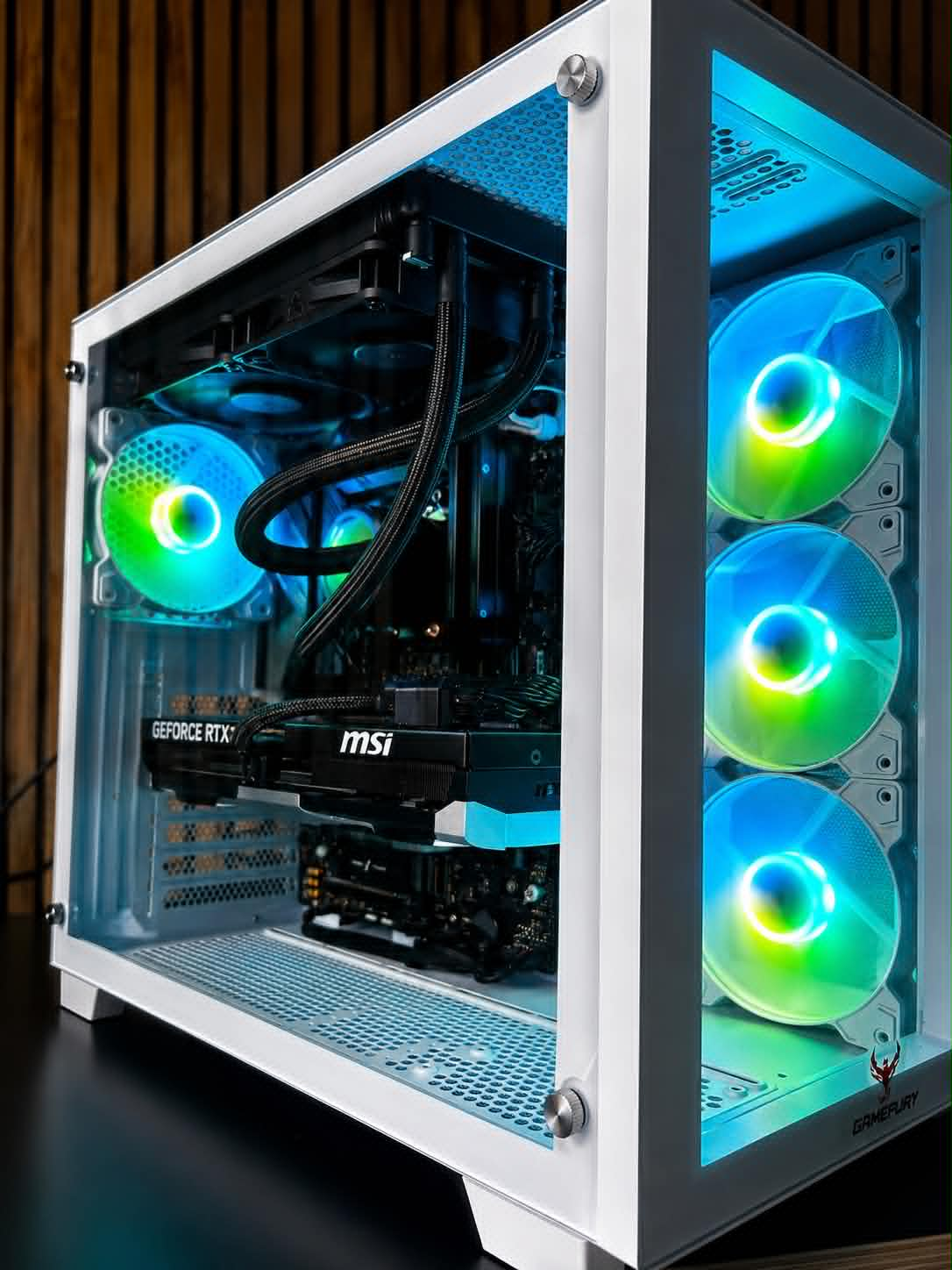 GameFury Gaming Pc - Intel i9 11900Kf Processor , RTX 3070 8GB Graphic Card , 32GB DDR4 Ram , 1TB SSD Windows 11 Pro