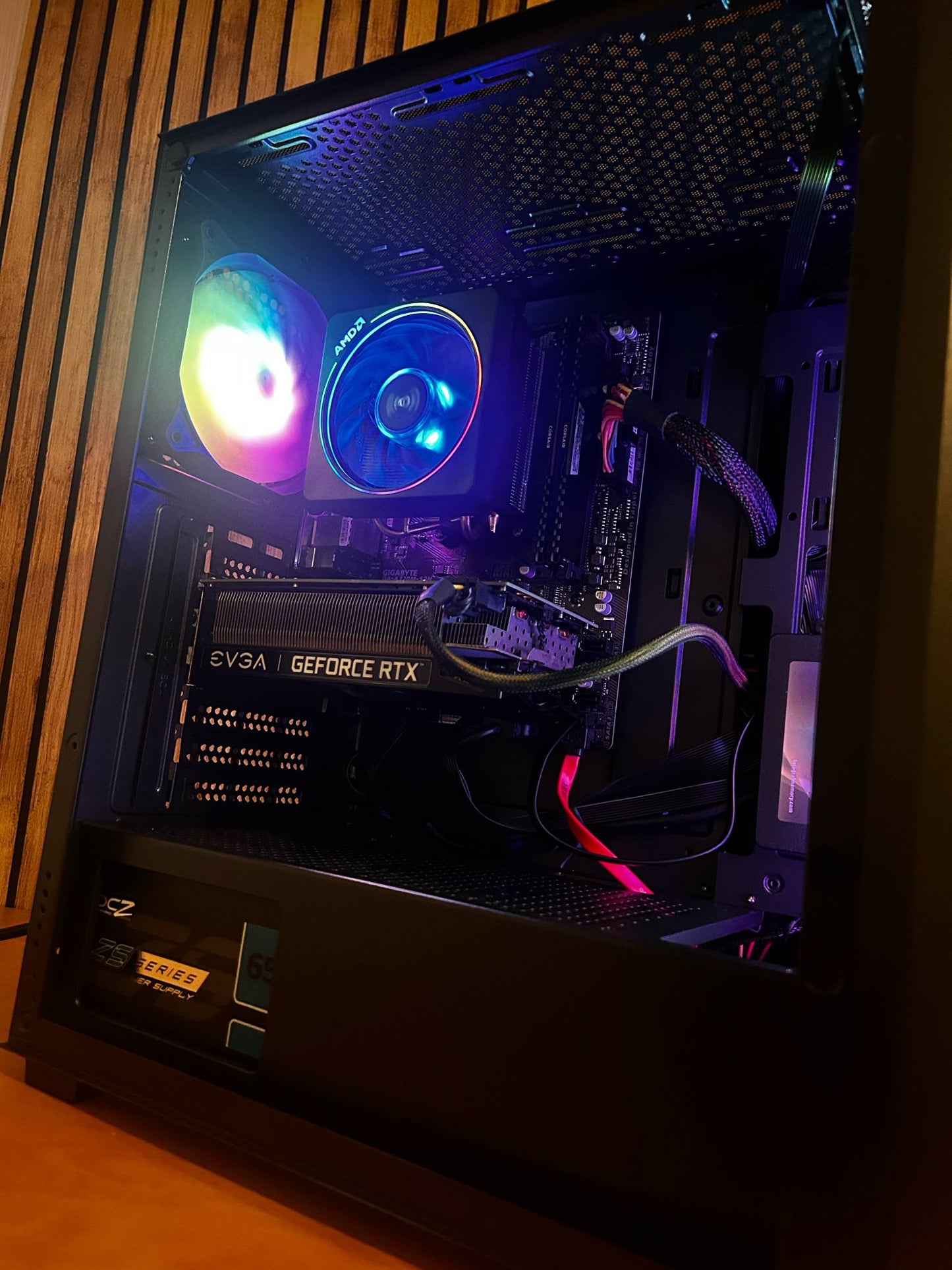 GameFury-High performance Gaming Pc Bundle - Amd Ryzen 7 3700X 3.6 Ghz, RTX 3050 8GB OC Edition , 16GB DDR4 3000Mhz Ram, 1TB SSD NVME, Windows 11 & 1 Year Warranty