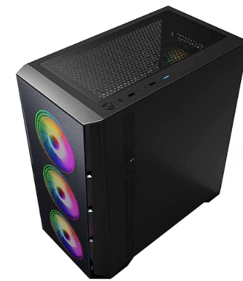 GameFury ™ LightDominator07 Gaming PC, Ryzen 5500 • RTX 4060 OC Graphics Card • 16GB 3000MHz DDR4 • 1TB SSD • 700W PSU • Black Mesh RGB Gaming Case • WIFI • Windows 11