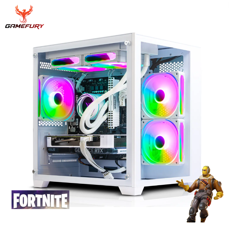 GameFury- Gaming Pc Amd Ryzen 7 3800X 3.9Ghz ,RTX 3060 12GB ,16GB Ram, 1TB SSD, Windows 11