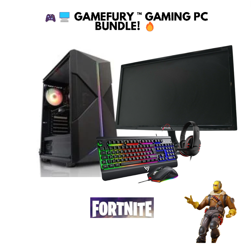 GameFury Gaming Pc Bundle Intel i7 4790 3.6Ghz GTX 1070 8GB 16GB R GameFuryShop