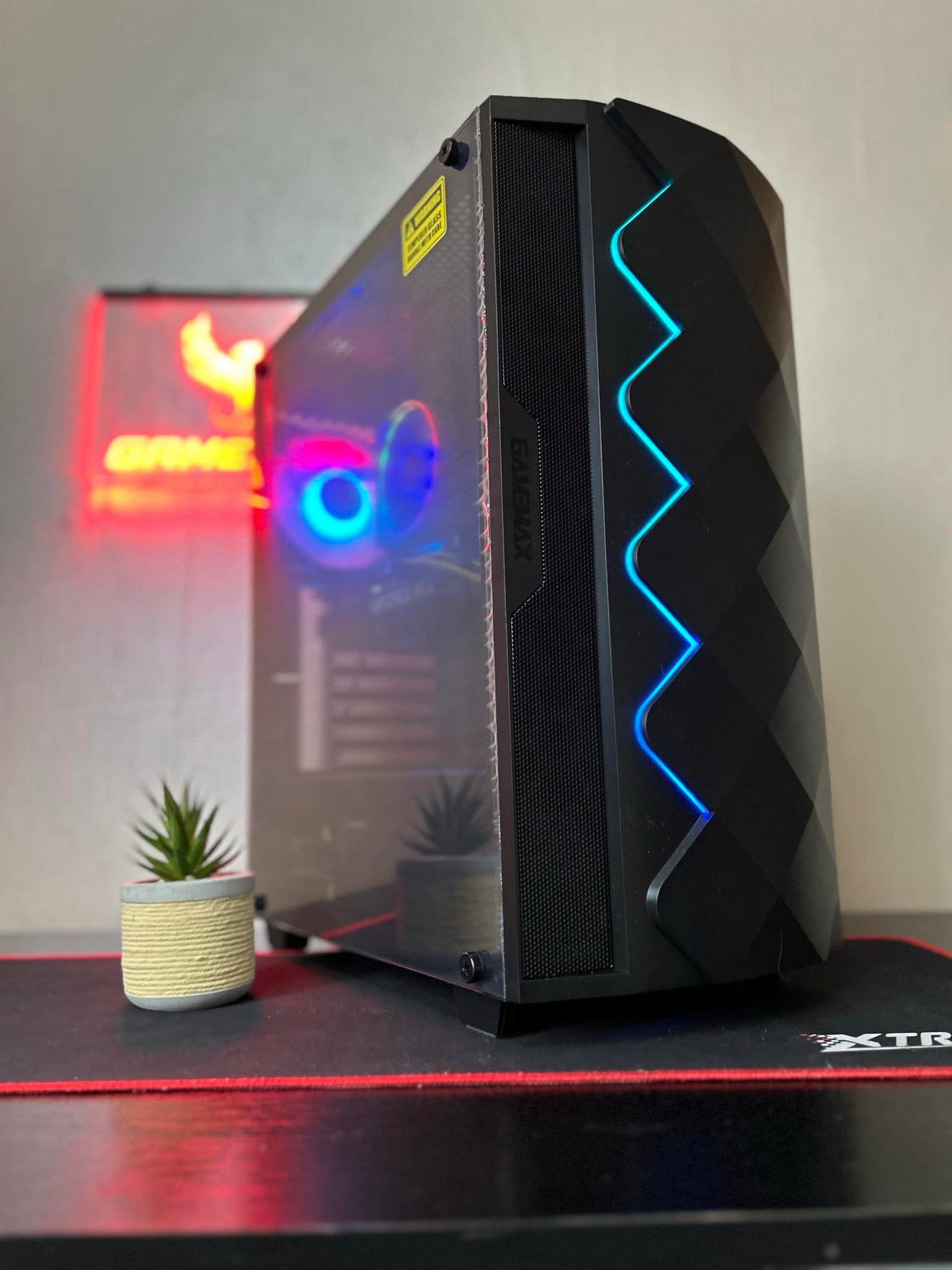 GameFury - Virtual DominatorBlack2- Gaming Pc Bundle- Amd Ryzen 7 3800X ,RTX 3060 12GB, 32GB DDR4 ,1TB SSD , Windows 11 Pro