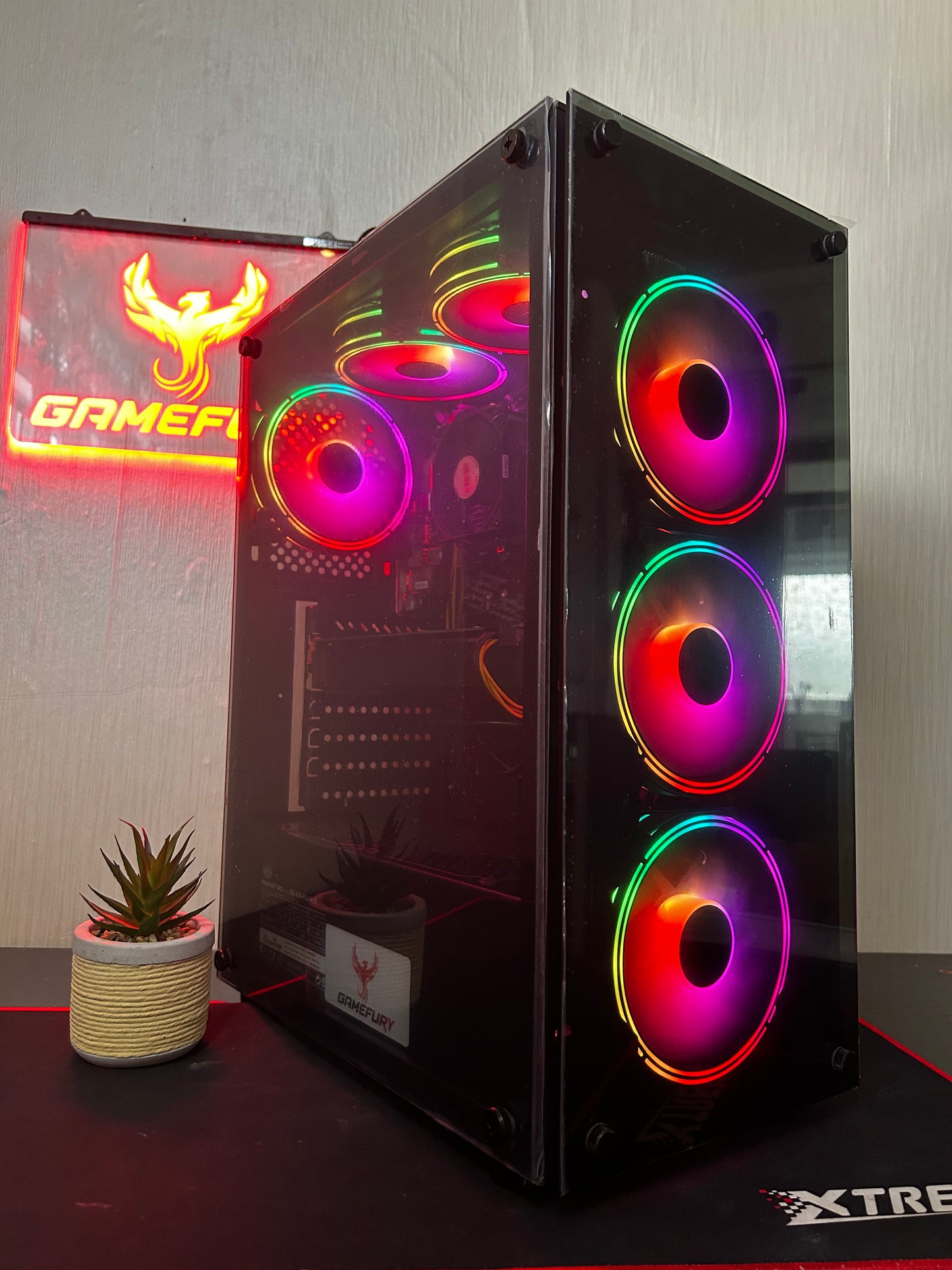Fast Gaming Pc Bundle , Ryzen 7 3700X , RTX 2060 6GB , 16GB Ram, 240GB SSD+1TB HHD Win11