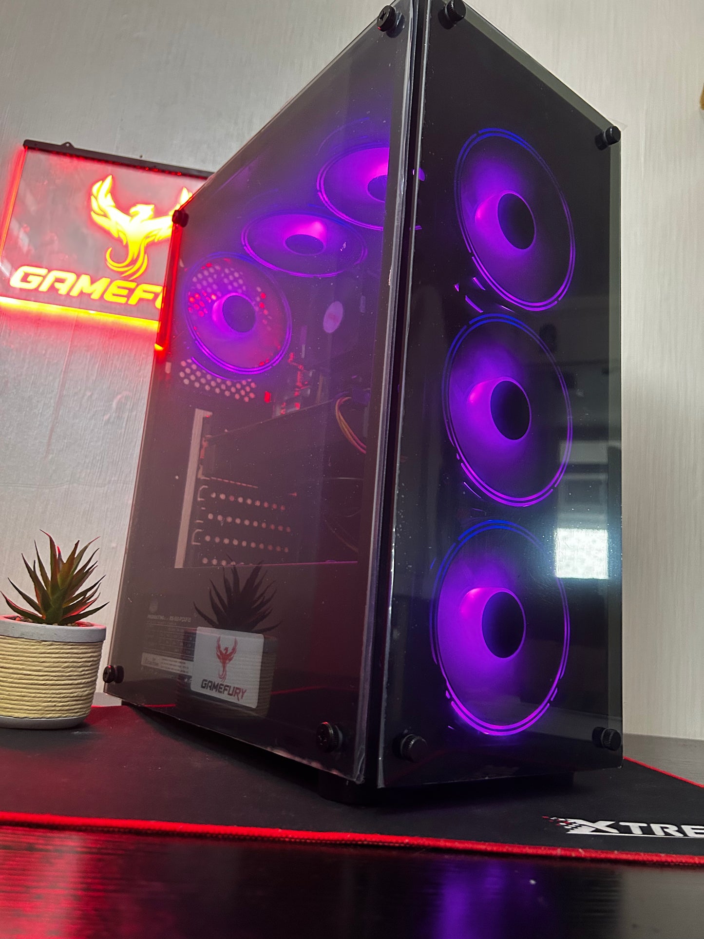 Fast Gaming Pc Bundle , Ryzen 7 3700X , RTX 2060 6GB , 16GB Ram, 240GB SSD+1TB HHD Win11