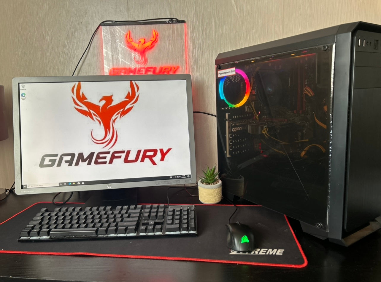 GameFury™ CyberStorm2 Black Gaming PC Bundle