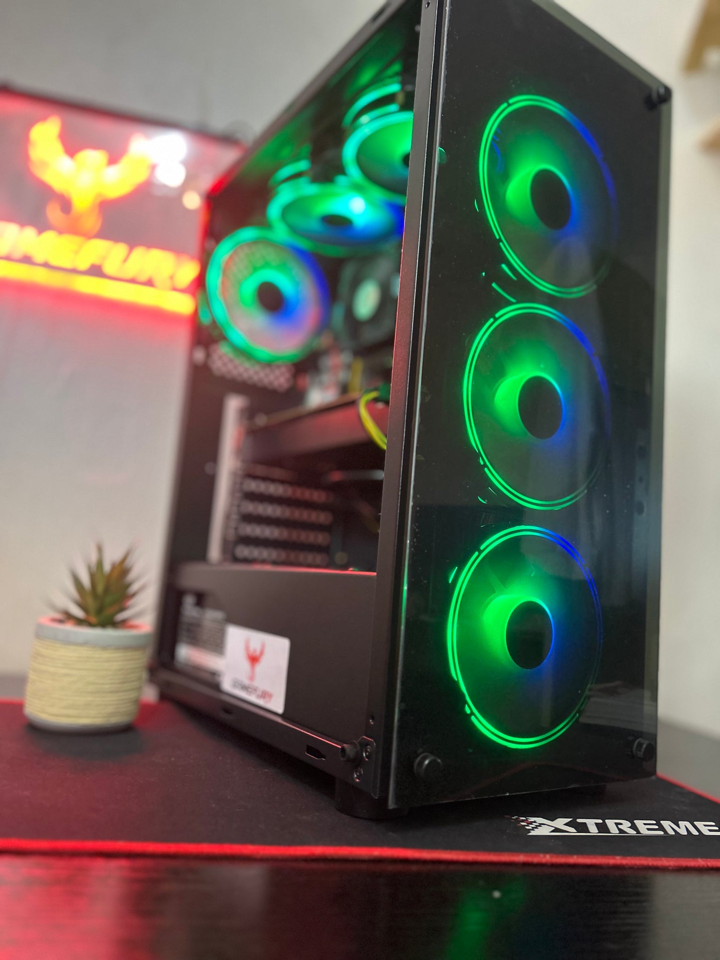 Fast Gaming Pc Bundle , Ryzen 7 3700X , RTX 2060 6GB , 16GB Ram, 240GB SSD+1TB HHD Win11
