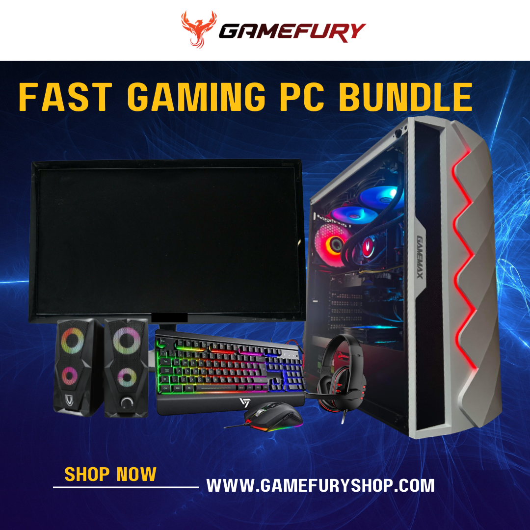 Fast Gaming Pc Bundle With 22 Inch Monitor + Keyboard bundle - i7 9700K, RTX 2080 8GB, 32GB Ram,240GB SSD +1TB HHD , Windows 10 Pro