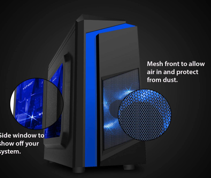 Fast Gaming Pc - AMD Ryzen 3 3200G 3.6Ghz ,GTX 1060 3GB , 8GB DDR4 , 240GB SSD + 1TB HHD Windows 10 Pro