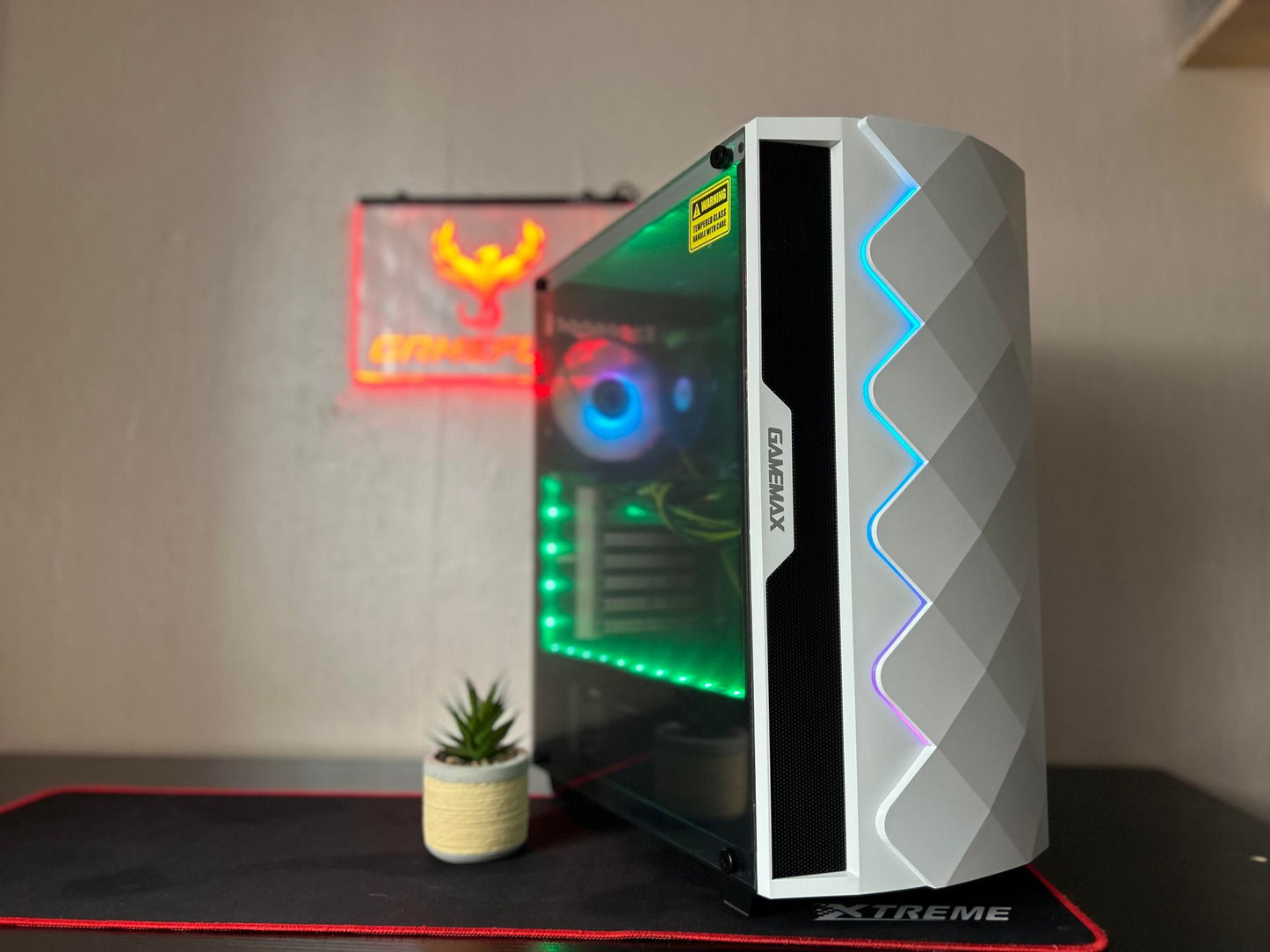 GameFury - Gaming Pc - Amd Ryzen 5 3600 3.6Ghz,GTX 1650 4GB ,16GB Ram,256GB SSD +1TB HHD Windows 11