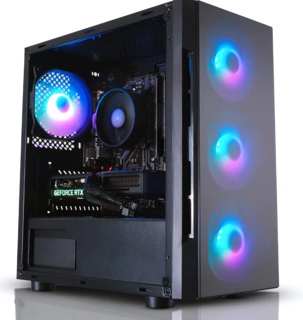 GameFury ™ Gaming Pc - Amd  Ryzen 7 3800X ,RTX 3060 12GB, 16GB DDR4 ,1TB SSD, Windows 11 Pro