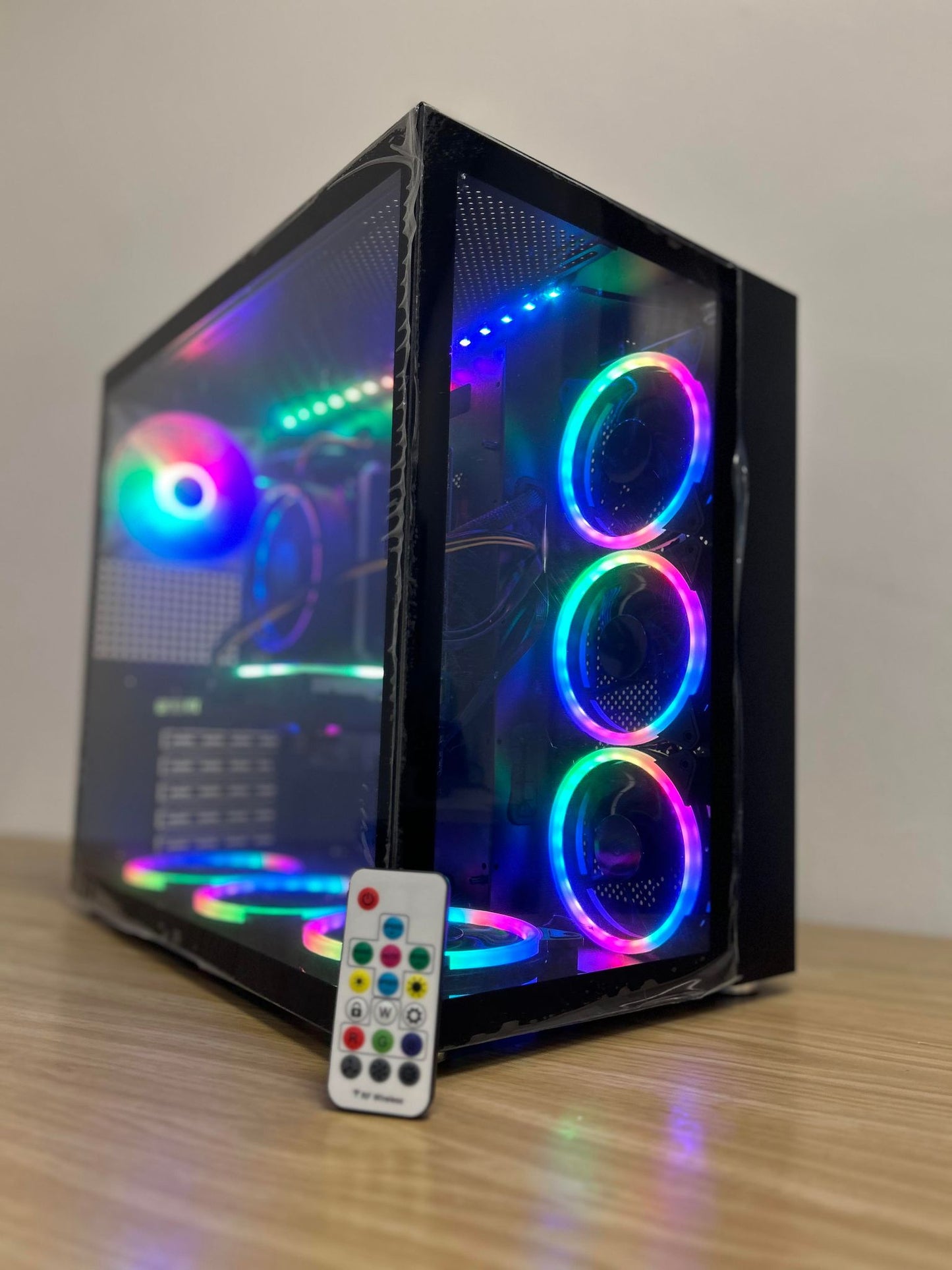 GameFury-Gaming Pc- AMD Ryzen 5 5500, RTX 3050 8GB ,16GB DDR4 Ram,256GB SSD+1TB HHD Windows 11