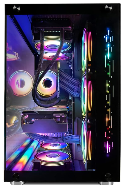 GameFury- Gaming Pc- Intel i9 11900KF Processor - Nvidia RTX 4090 24GB Graphics Card - 32GB RAM - 2TB NVMe M.2 SSD +4TB HHD - 1000W PSU - Windows 11 - WiFi