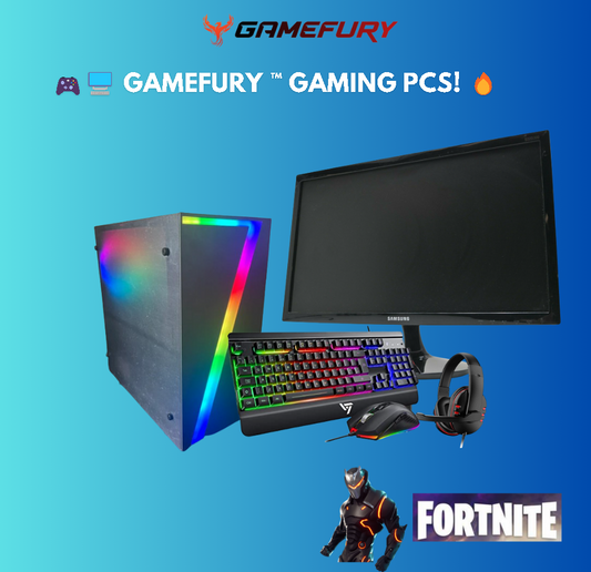 GameFury- Budget Gaming Pc Bundle - Amd Phenom II X4, GTX 660 2GB , 16GB Ram,120GB SSD +500GB HHD Windows 10 Pro