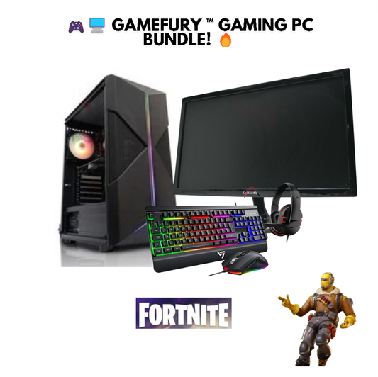 GameFury -Gaming Pc Bundle: Intel i7 4790 3.6Ghz ,GTX 1070 8GB, 16GB Ram,240GB SSD+1TB HHD Windows 11 Pro