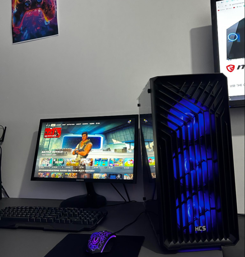 GameFury - Gaming Pc Bundle - Amd Ryzen 5 4500 3.6Ghz, GTX 1650 4GB 16GB DDR4 Ram , 480GB SSD Windows 11 Pro