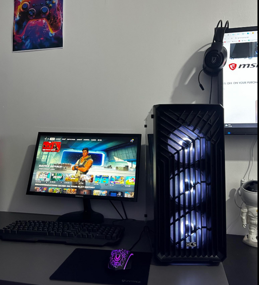 GameFury - Gaming Pc Bundle - Amd Ryzen 5 4500 3.6Ghz, GTX 1650 4GB 16GB DDR4 Ram , 480GB SSD Windows 11 Pro