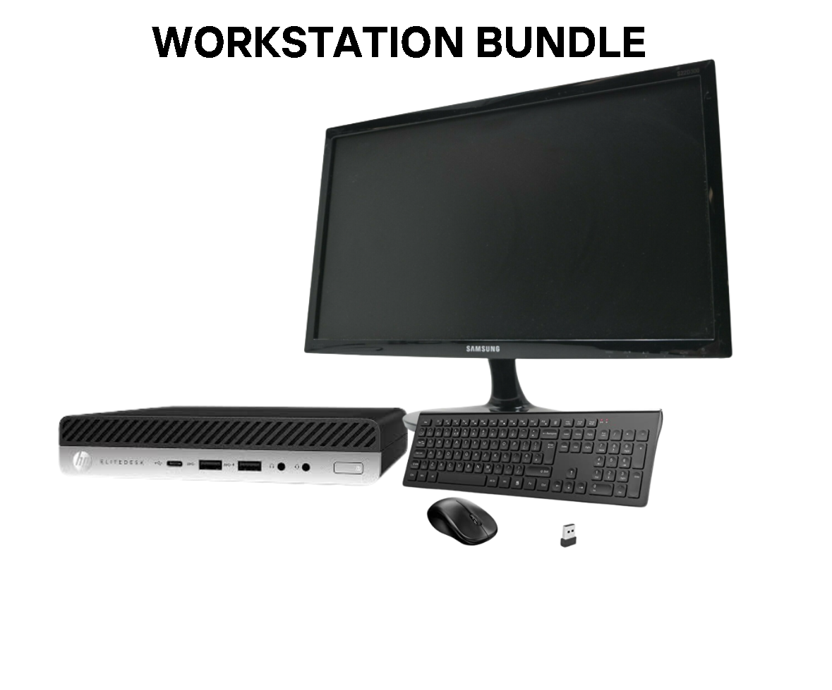 Pc Workstation Bundle - Intel i5 processor , 8GB Ram, 240GB SSD Windows 11 - Wide Screen Monitor + Keyboard and mouse.