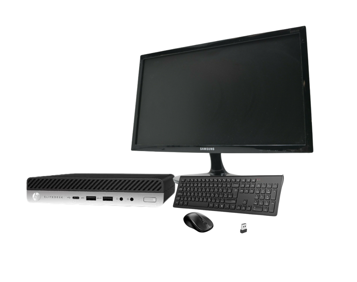 Pc Workstation Bundle - Intel i5 processor , 8GB Ram, 240GB SSD Windows 11 - Wide Screen Monitor + Keyboard and mouse.