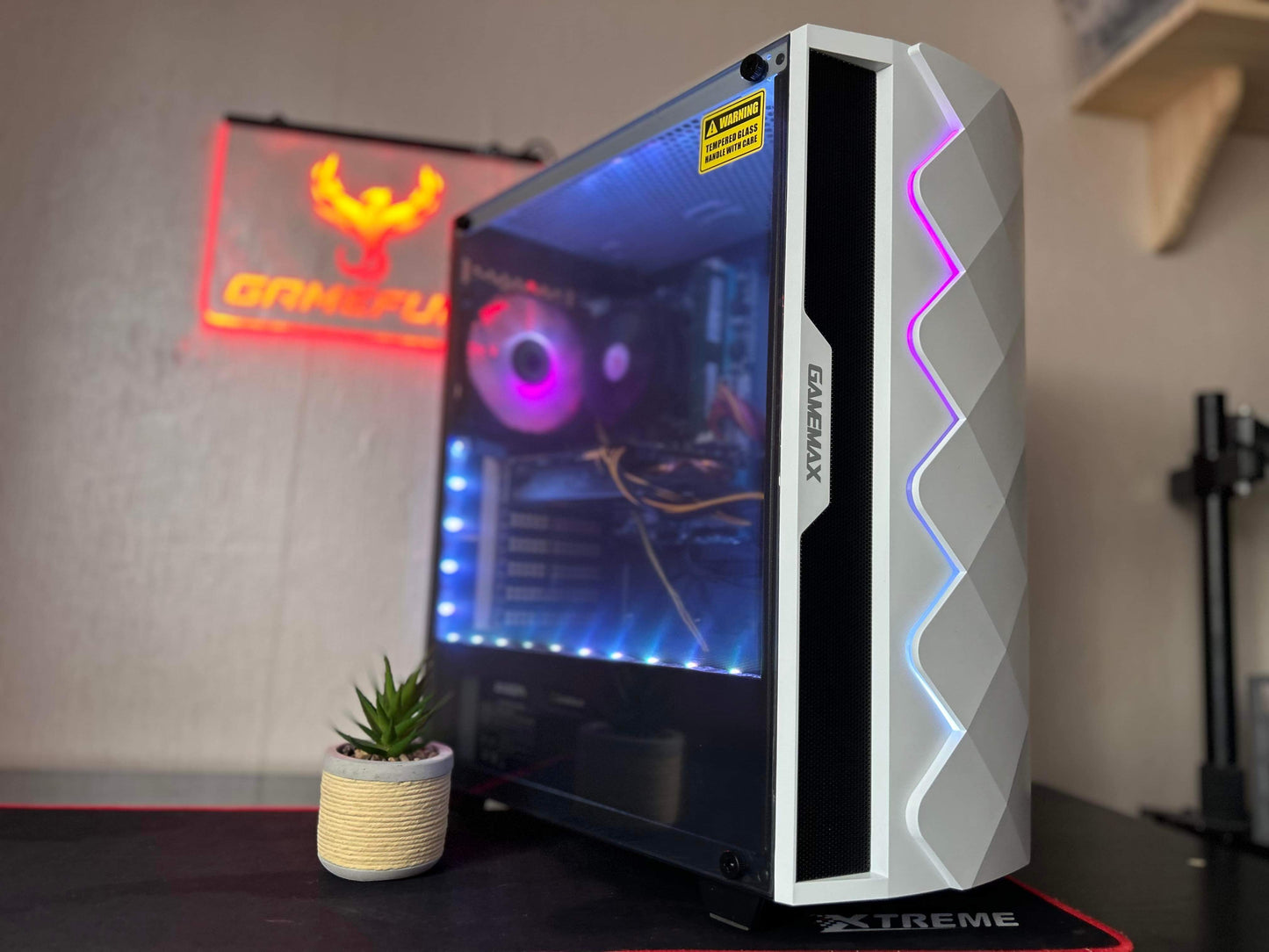 GameFury™ CyberStorm White Gaming PC