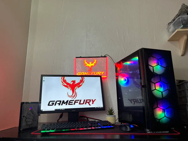 GameFury ™ Virtual Dominator2 Gaming Pc Bundle With 24Inch Monitor