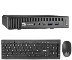 HP Mini DT EliteDesk 800 G1 - Intel i5-4570T, 8GB RAM, 240GB SSD Win 10 Pro