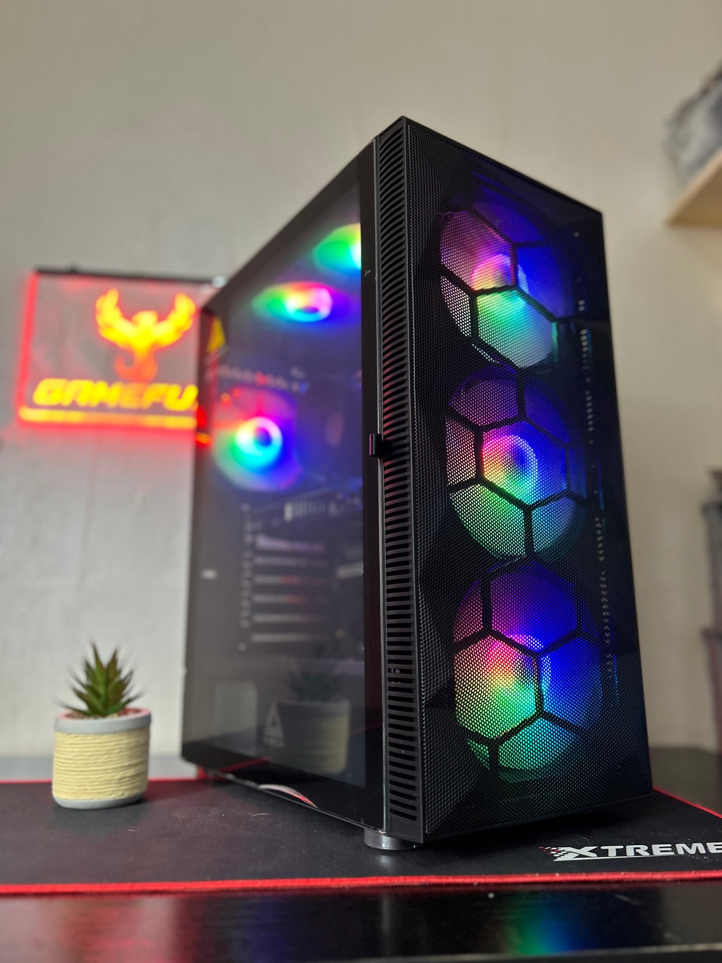 GameFury - Gaming Pc , Ryzen 7 3800X, RTX 2060 8GB  ,16GB Ram , 240GB SSD+1TB Windows 11 Pro