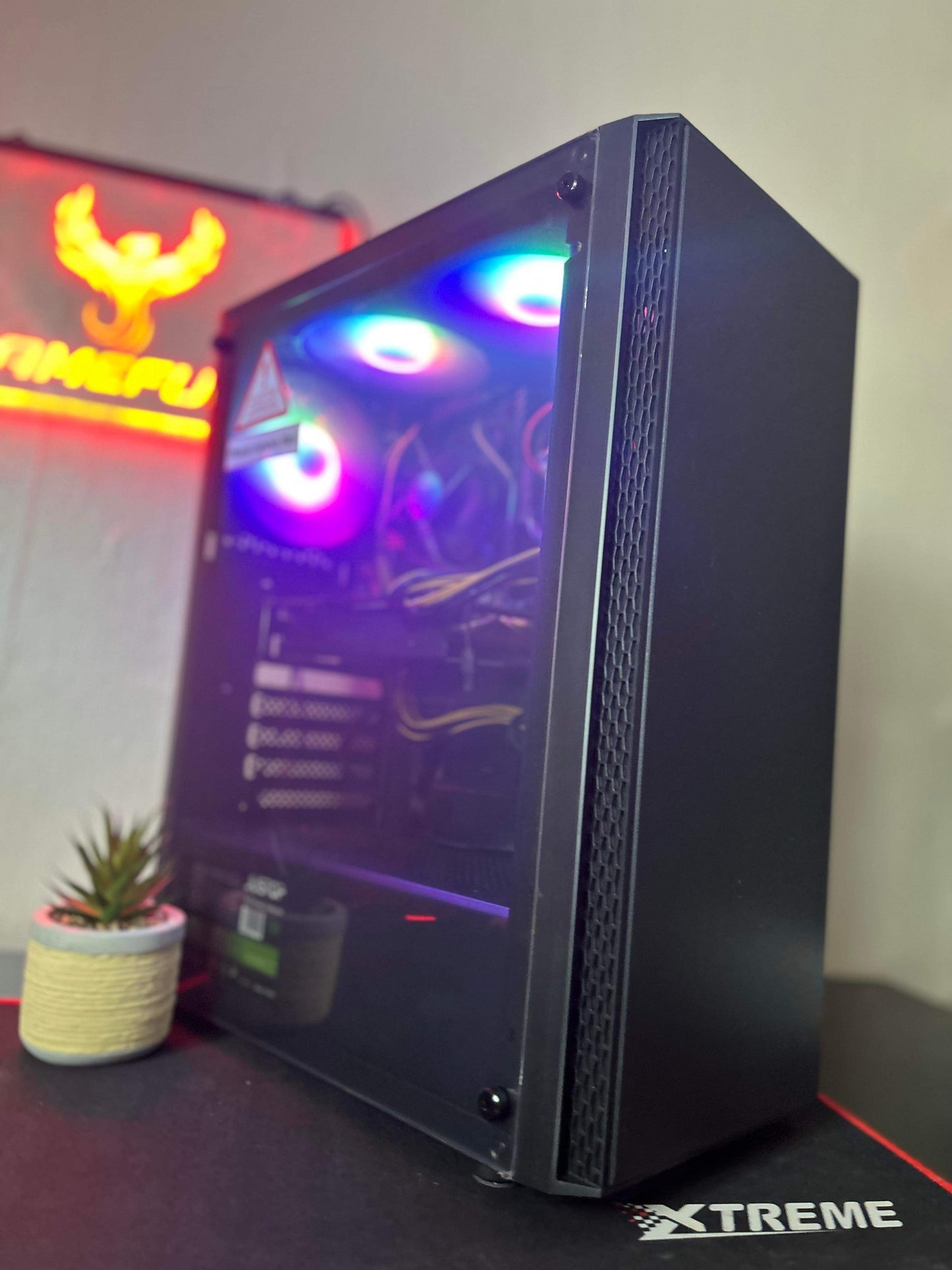 Fast Gaming Pc - Intel i7 9700K , RTX 3060 8GB , 16GB DDR4 Ram , 480GB SSD+ 1TB HHD Windows 11