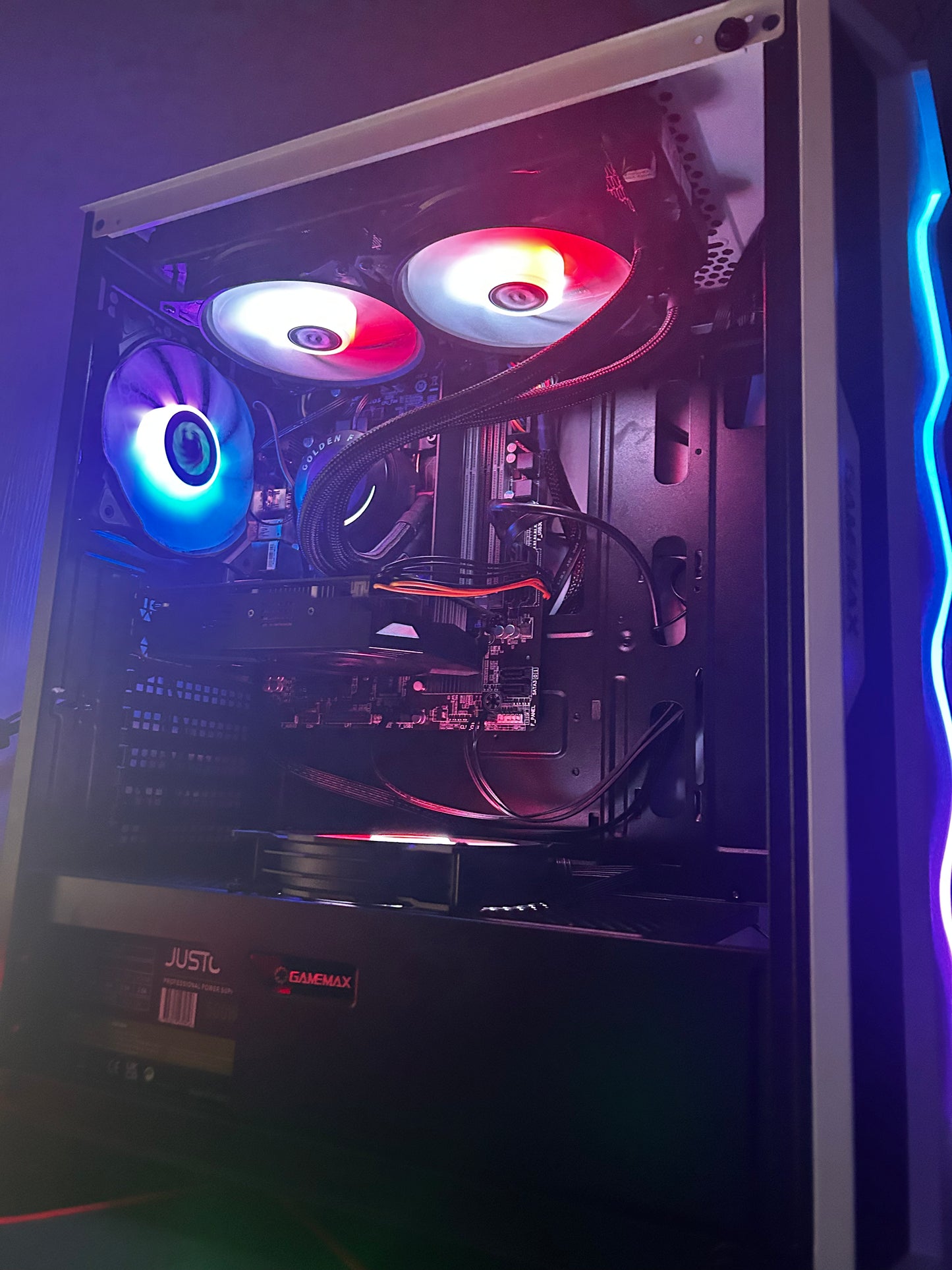 RGB Fast Gaming Pc - Intel i5 12600k 3.7Ghz, RTX 2060 8GB ,16GB Ram ,240GB SSD+1TB HHD Win 11 Pro