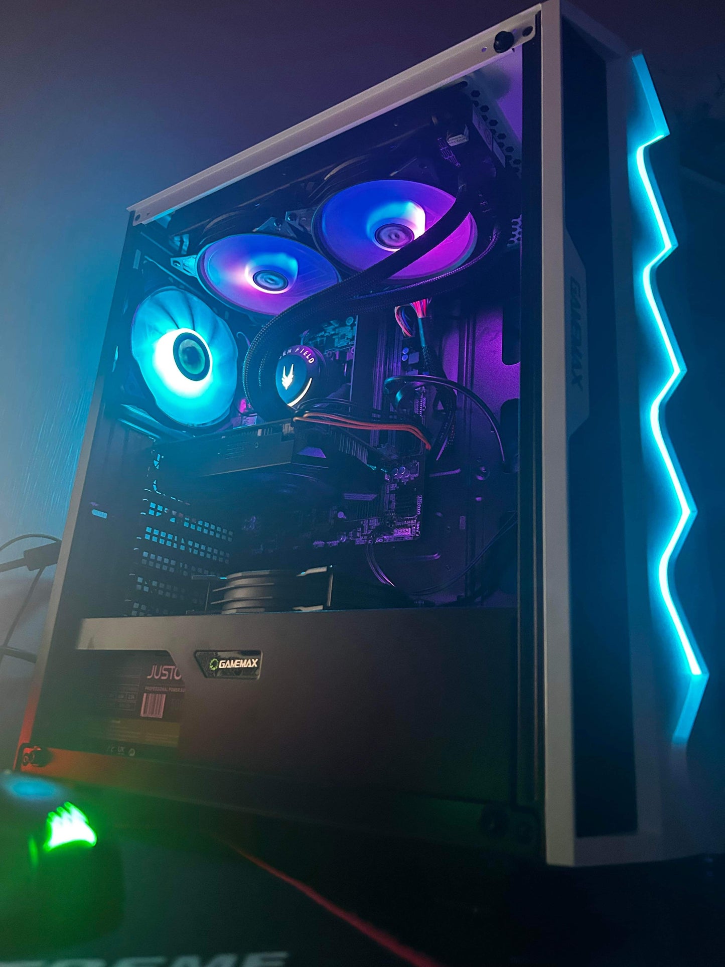 RGB Fast Gaming Pc - Intel i5 12600k 3.7Ghz, RTX 2060 8GB ,16GB Ram ,240GB SSD+1TB HHD Win 11 Pro