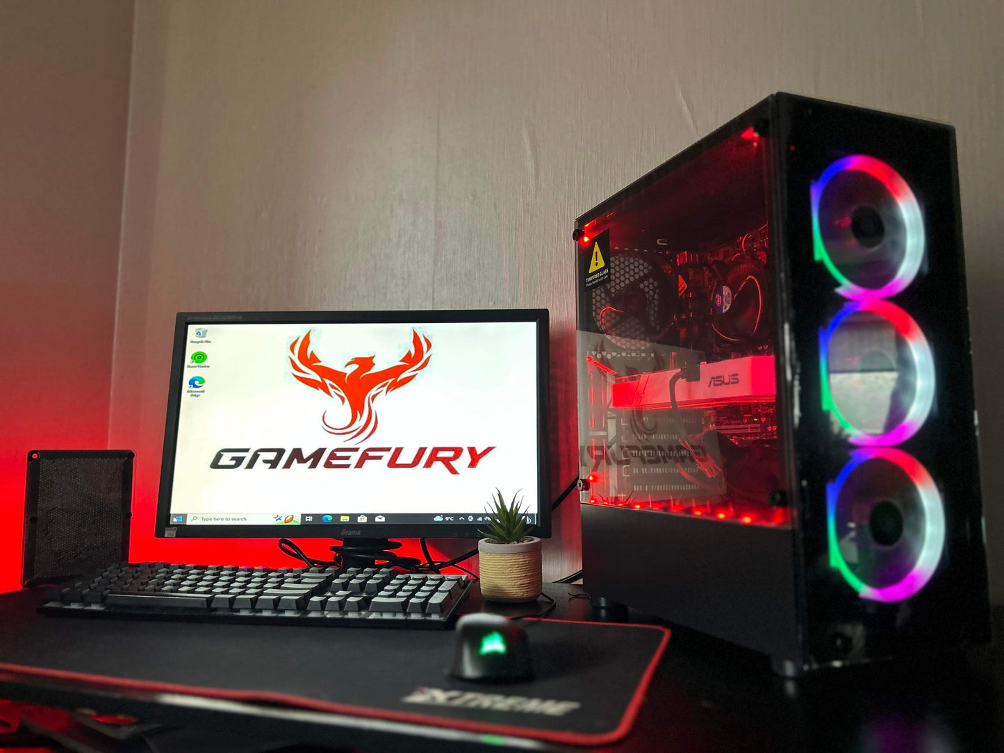 RGB Fast Gaming Pc Bundle - i5 2400 , GTX 960 2GB , 8GB Ram, 240GB SSD+1TB Win10