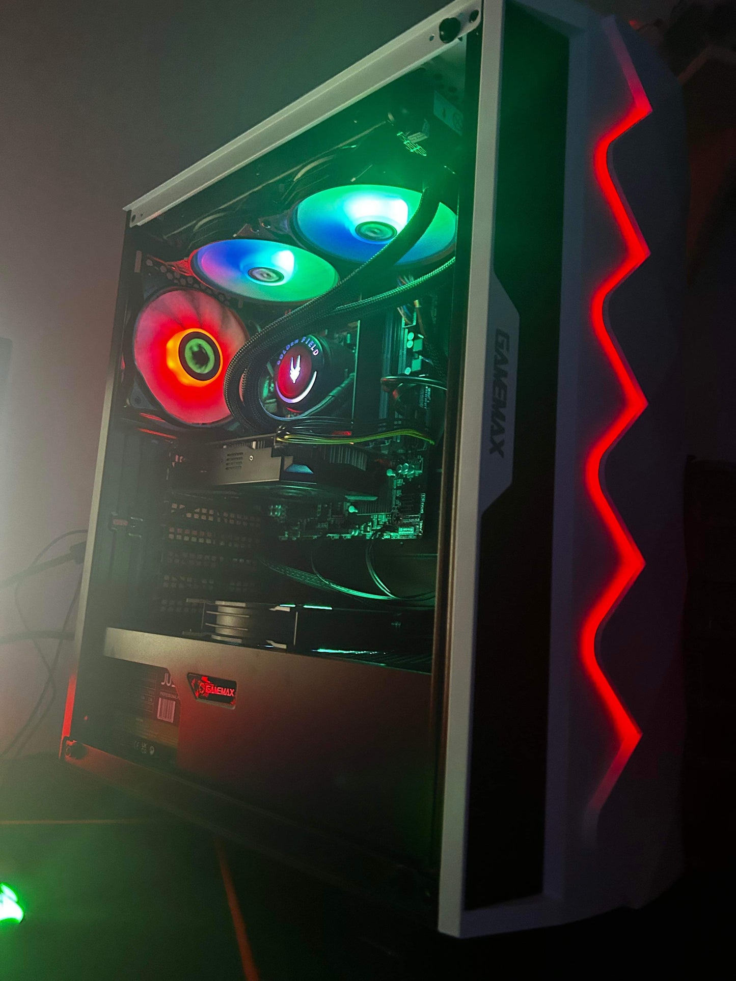 RGB Fast Gaming Pc - Intel i5 12600k 3.7Ghz, RTX 2060 8GB ,16GB Ram ,240GB SSD+1TB HHD Win 11 Pro