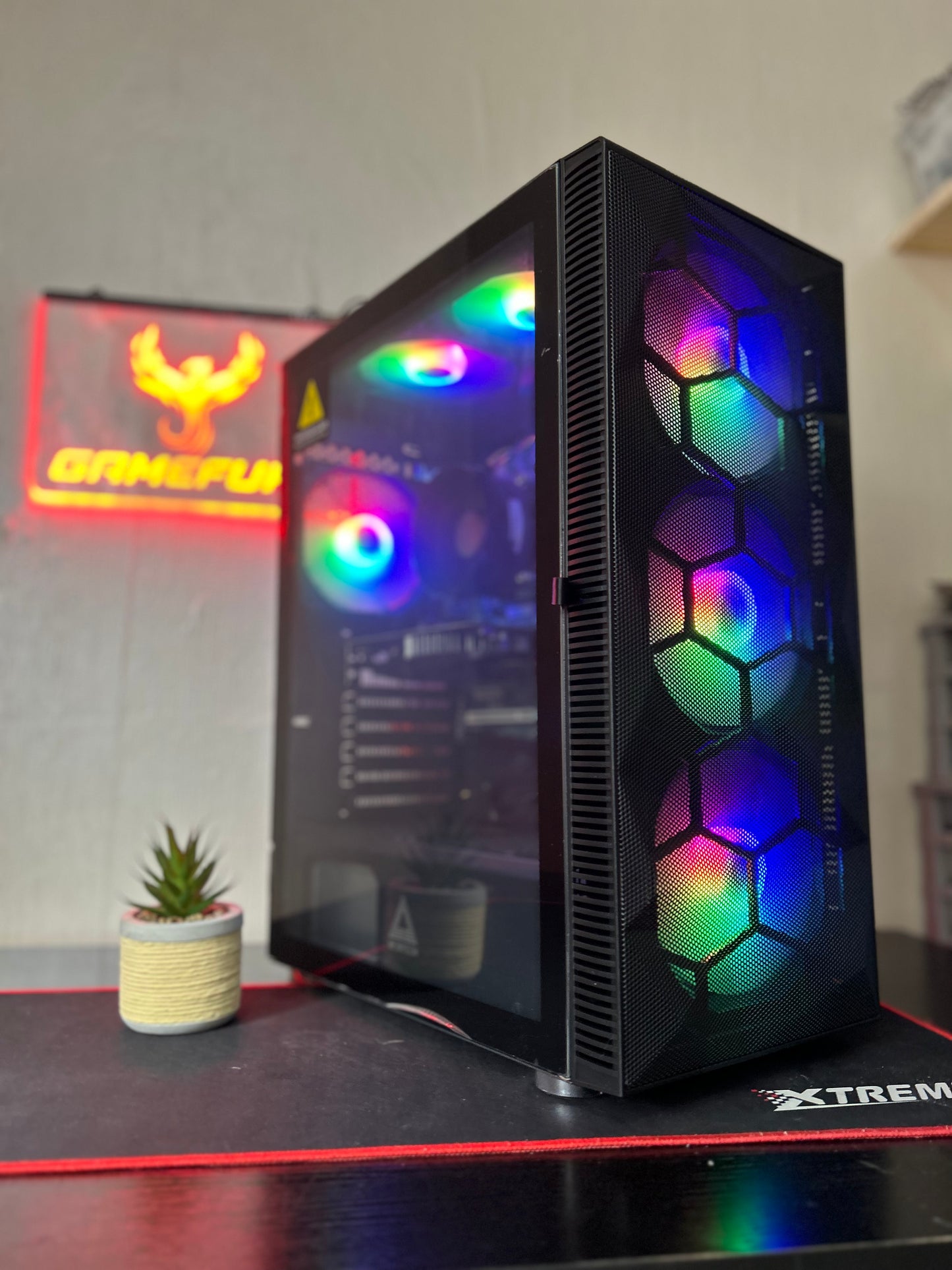 GameFury - Gaming Pc , Ryzen 7 3800X, RTX 2060 8GB  ,16GB Ram , 240GB SSD+1TB Windows 11 Pro