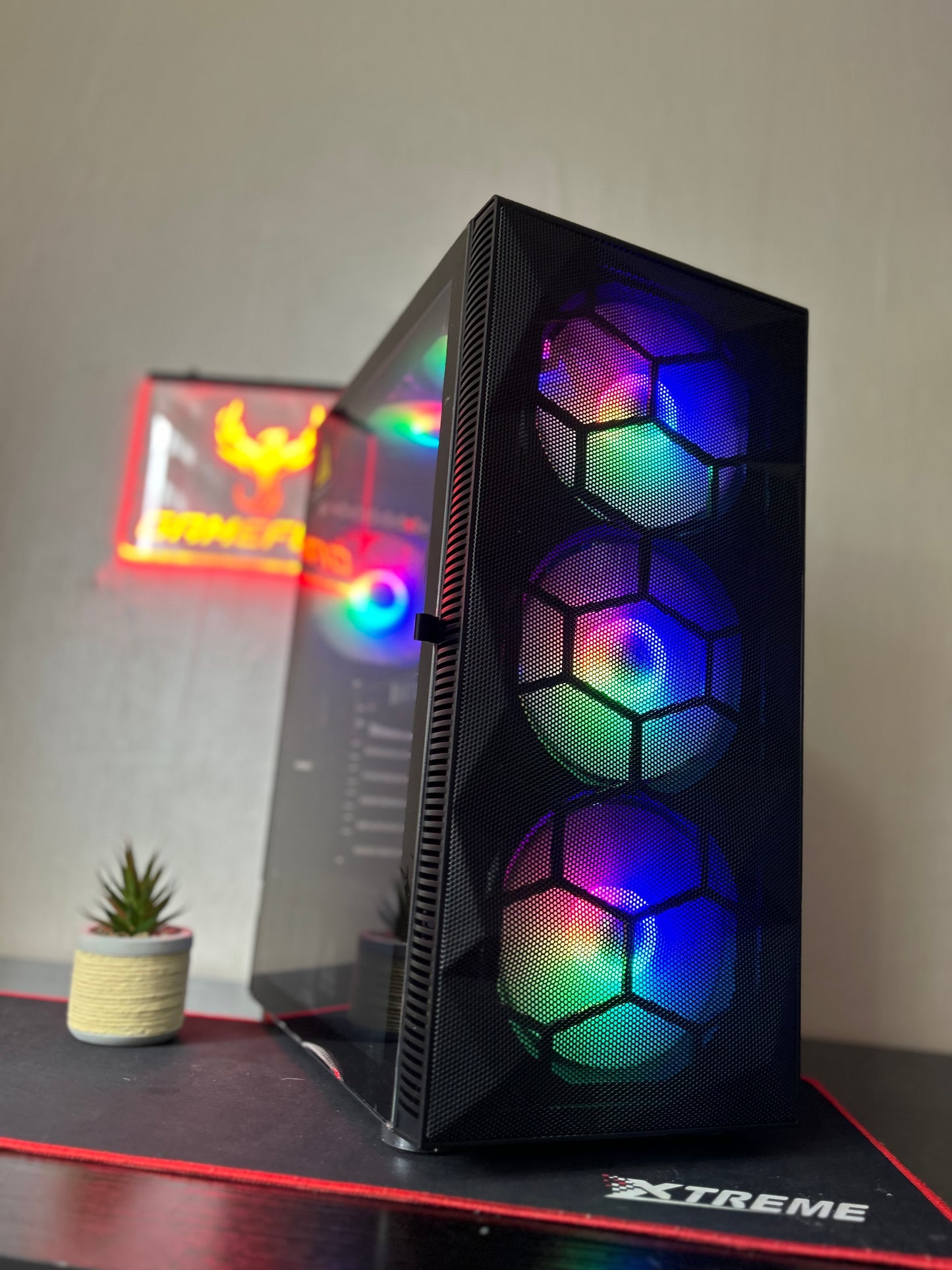 GameFury - Gaming Pc , Ryzen 7 3800X, RTX 2060 8GB  ,16GB Ram , 240GB SSD+1TB Windows 11 Pro